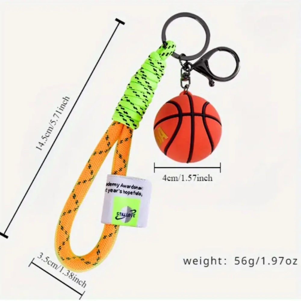 Basketball Keychain - Picture 2 of 3